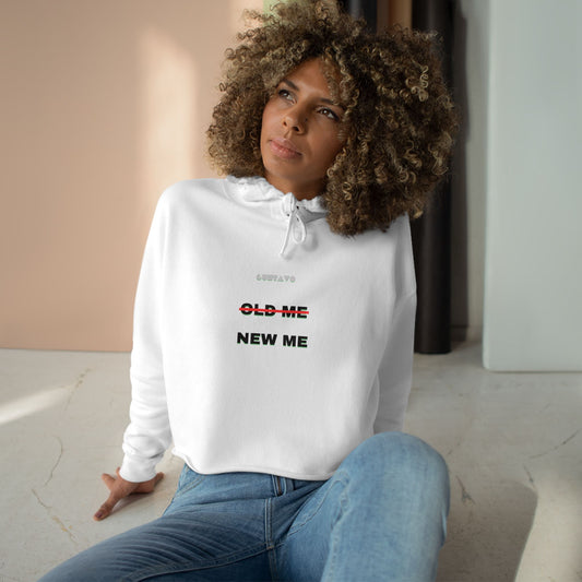 Old me - New Me Crop Hoodie